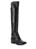 Charles By Charles David Jettison Stretch-panel Leather Riding Boots