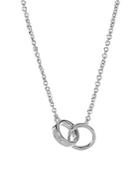Sterling Forever Interlocking Circles Pendant Necklace