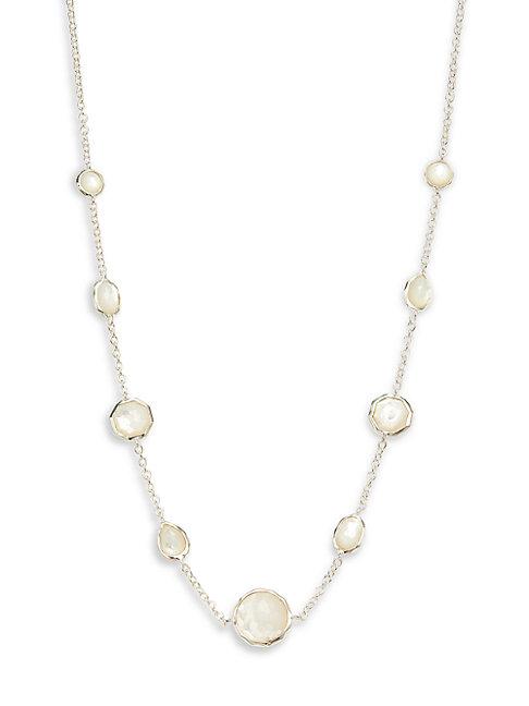 Ippolita Sterling Silver & Mother-of-pearl Station Necklace