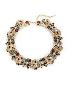 Saks Fifth Avenue Holiday Statement Crystal Necklace