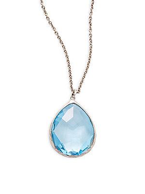 Ippolita Blue Topaz & Sterling Silver Necklace