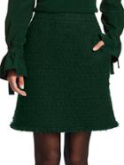 Akris Punto Tweed A-line Skirt