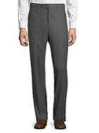Saks Fifth Avenue Flat Front Wool Trousers