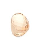 Roberto Coin Crystal And 18k Gold Statement Ring