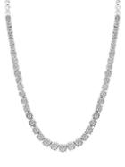 Effy Sterling Silver And 0.31 Diamond Necklace