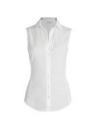 James Perse Sleeveless Cotton Shirt