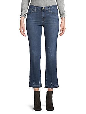 J Brand Selena Mid-rise Crop Bootcut Jeans