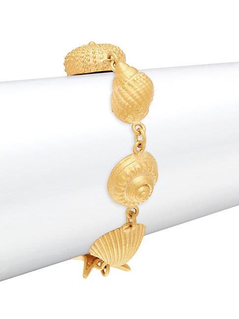 Valentino Garavani Goldtone Seashell Charm Bracelet