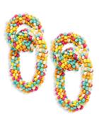 Ava & Aiden Seed Bead Link Earrings