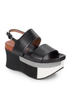 Marni Leather Open-toe Platform Sandals