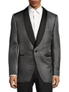 Tom Ford Shawl-lapel Dot-motif Tuxedo Jacket