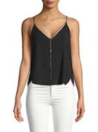 Kenneth Cole Sleeveless Chain Top