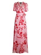 Cynthia Rowley Krissy Floral Maxi Wrap Dress