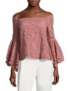 Alexis Thea Off-the-shoulder Lace Top