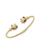 Temple St. Clair 18k Yellow Gold Gemstone Cosmos Bellina Bangle