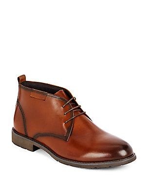 Hart Schaffner Marx Leather Ankle Boots