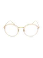 Linda Farrow Novelty 46mm Round Optical Glasses