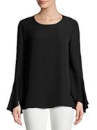 Vince Camuto Roundneck Bell Sleeve Blouse