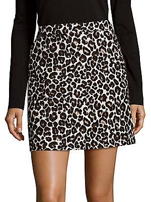 Sanctuary Leopard Print Mini Skirt