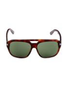 Tom Ford 61mm Browline Square Sunglasses