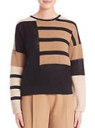 Max Mara Scire Colorblock Striped Sweater