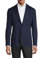 Luciano Barbera Standard-fit Wool & Cashmere-blend Sportcoat