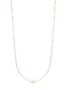 Lana Jewelry Goldtone Ombre Disc Station Necklace