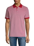Stamp'd Heathered Cotton Polo
