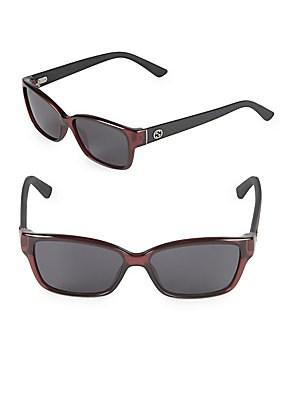 Gucci 54mm Rectangular Sunglasses