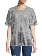 T By Alexander Wang Perforated Tee