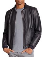 Giorgio Armani Leather Motorcycle Jacket