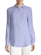Saks Fifth Avenue Linen Button-down Shirt