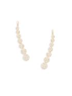 Diana M Jewels 14k Yellow Gold & Diamond Crawler Earrings