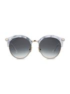 Jimmy Choo Hally 55mm Clubmaster Sunglasses