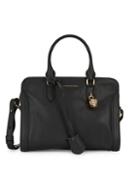 Alexander Mcqueen Small Padlock Leather Shoulder Bag