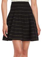Saks Fifth Avenue Knitted Stripe Skirt