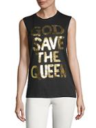 Prince Peter Collections God Save The Queen Cotton Tank Top