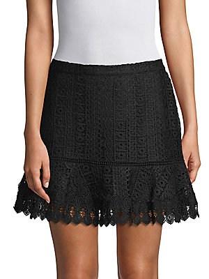 Bb Dakota Jess Lace Mini Skirt