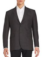 Yves Saint Laurent Two-button Long Sleeve Wool Jacket