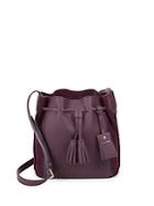 Longchamp Penelope Leather Bucket Bag