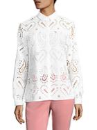 Etro Eyelet Button-down Blouse