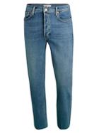 Re/done High-rise Stovepipe Raw-hem Jeans
