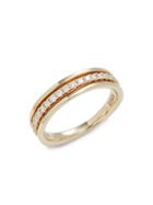 Effy D'oro 14k Yellow Gold & Diamond Ring