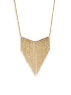 Saks Fifth Avenue 14k Yellow Gold Tassel Chain Pendant Necklace