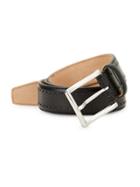 Saks Fifth Avenue Made In Italy Classic Leather Belt
