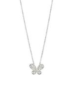 Plev Diamond And 18k White Gold Ice Pendant Necklace