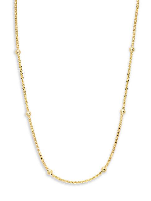 Saks Fifth Avenue 14k Yellow Gold Rope Twist Necklace