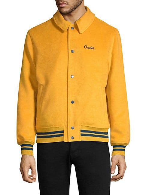 Ovadia & Sons Ovadia Wool Blend Varsity Jacket