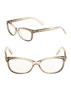 Gucci 50mm Opaque Oval Optical Glasses