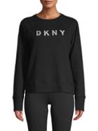 Dkny Sport Logo Graphic Cotton-blend Sweatshirt